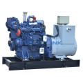 Ship 250kw 340hp Marine Diesel Genset   Powered by Weichai Engine WP12CD317E200 Stamford Alternator Put On Ship Deak